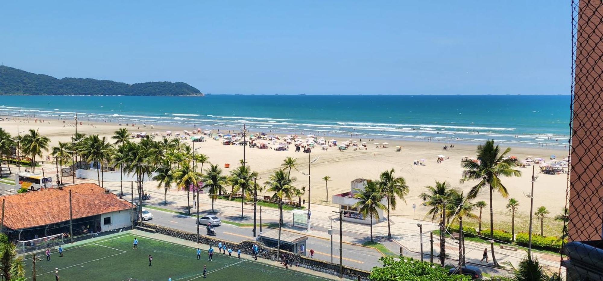 Apto Frente Mar Em Praia Grande Dış mekan fotoğraf
